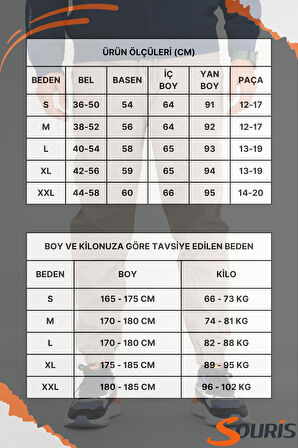 Erkek Taş Rengi Jogger Pantolon Rahat Kesim Pamuklu Lastikli Paça İpli