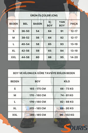 Erkek Mint Jogger Pantolon Rahat Kesim Pamuklu Lastikli Paça İpli