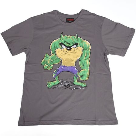 Tasmanian Devil As Hulk Tişört Gri