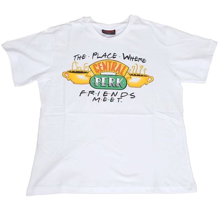 Friends Central Perk Tişört Beyaz
