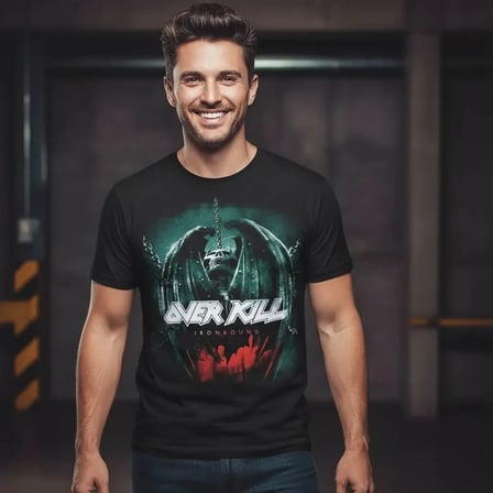 Over Kill Ironbound Tişört Siyah