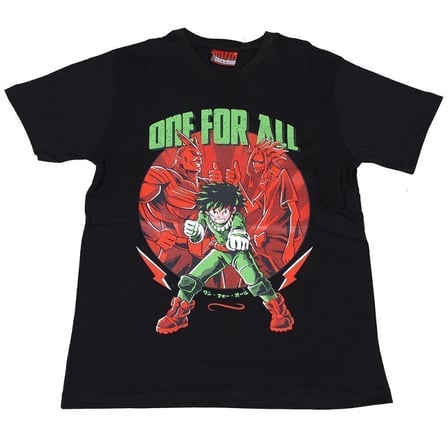 My Hero Academia One For All Tişört Siyah