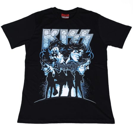 Kiss Hard Type Tişört Siyah