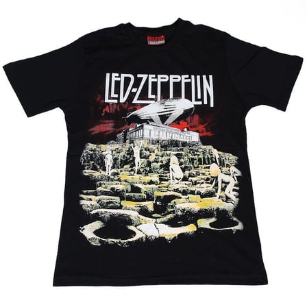 Led Zeppelin No:2 Tişört Siyah