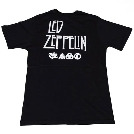 Led Zeppelin No:2 Tişört Siyah