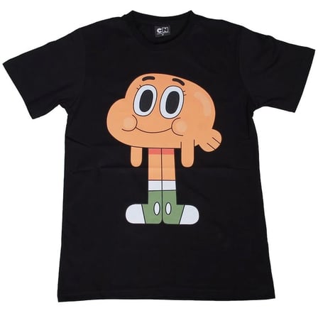 Gumball Darwin Watterson Tişört Siyah