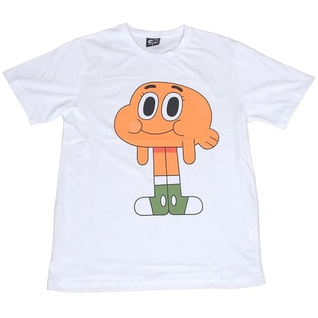 Gumball Darwin Watterson Tişört Beyaz