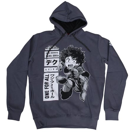 My Hero Academia One For All Kapüşonlu Sweatshirt