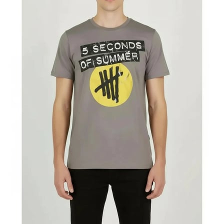5 Seconds Of Summer No:1 Tişört Gri