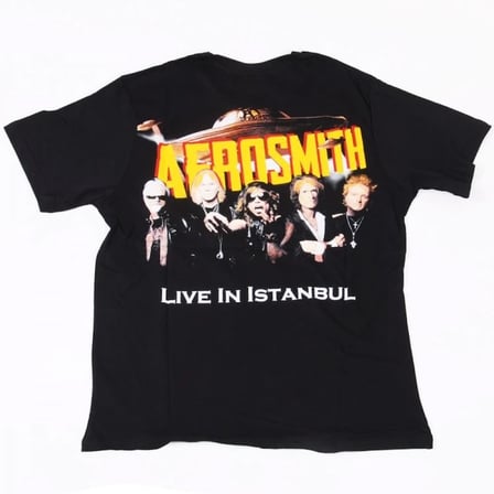 Aerosmith No:1 Tişört Siyah