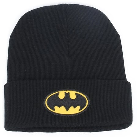 Batman Classic Logo Katlamalı Bere Siyah