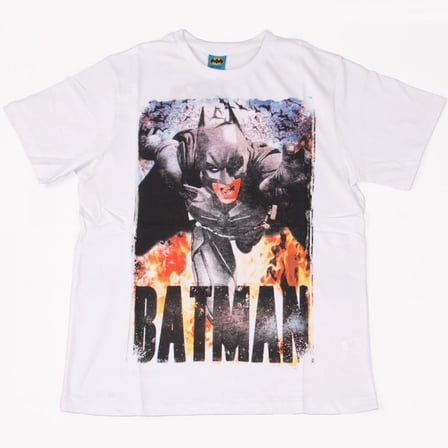 Batman No:3 Tişört Beyaz