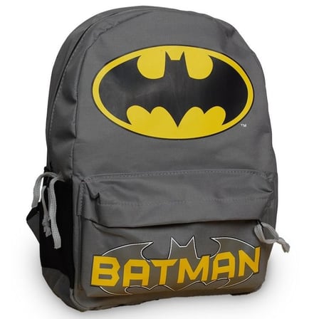 Batman Vintage Logo Sırt Çantası Gri
