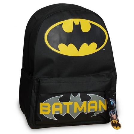 Batman Logo Sırt Çantası Siyah