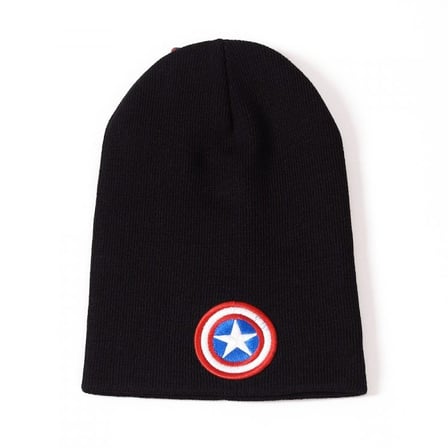 Captain Amierica Logo Bere Siyah