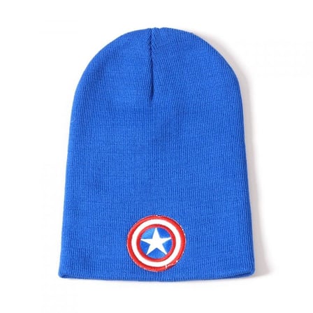 Captain Amierica Logo Bere Mavi