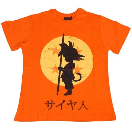 Dragon Ball Z Goku Tişört Turuncu