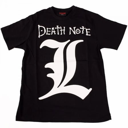 Death Note L Tişört Siyah