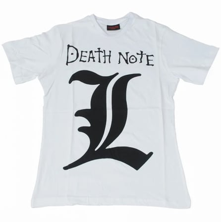 Death Note L Tişört Beyaz