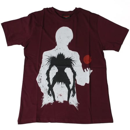 Death Note Ryuk Silhouette Tişört Bordo