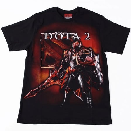 DOTA 2 No:1 Tişört Siyah