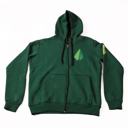 Green Arrow No:1 Kapüşonlu Sweatshirt Hoodie Yeşil