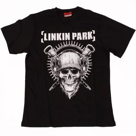 Linkin Park No:2 Tişört Siyah