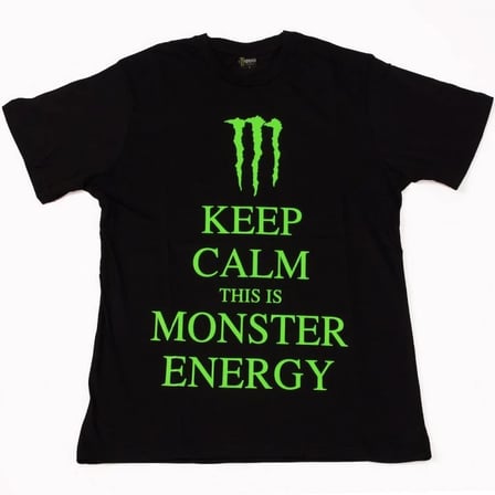 Monster Energy No:4 Tişört Siyah