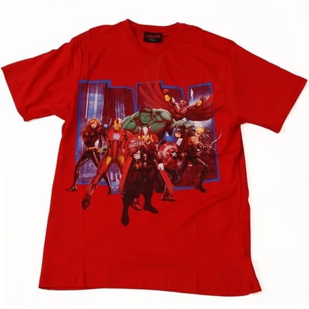Marvel Heroes No: 1 Tişört Kırmızı