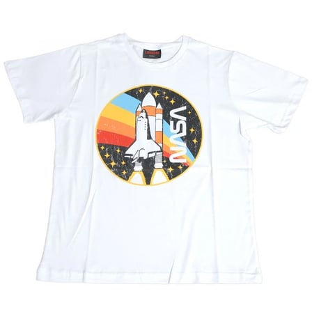 NASA Spacecraft Tişört Beyaz