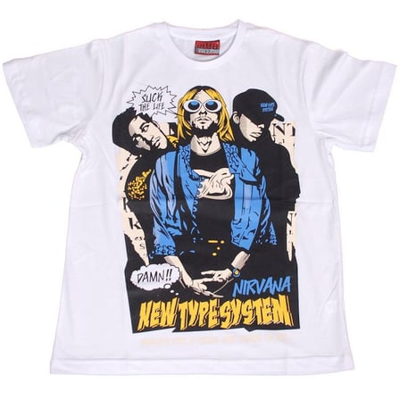 Nirvana New Type System Tişört Beyaz