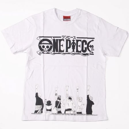 One Piece Raise Fist Tişört Beyaz