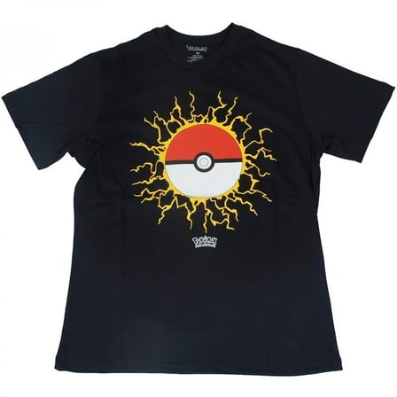 Pokemon Pokeball Tişört Siyah