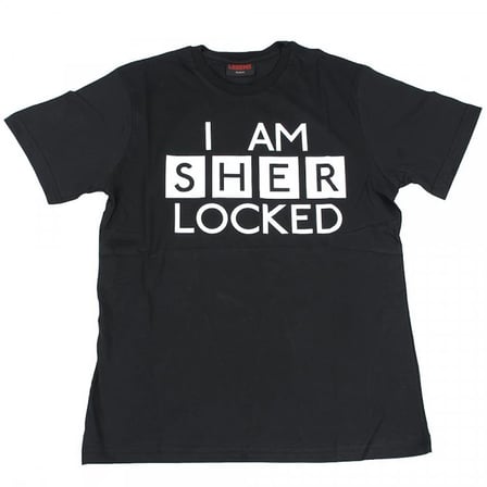 I Am Sherlocked Tişört Siyah