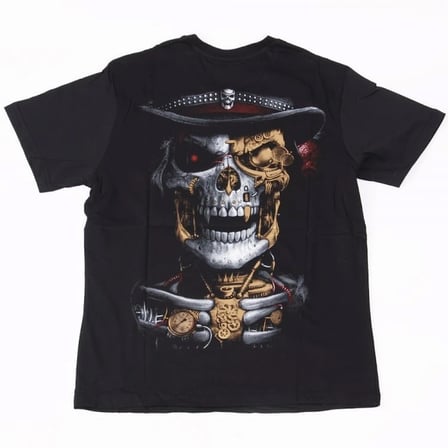 Skull No:3 Tişört Siyah