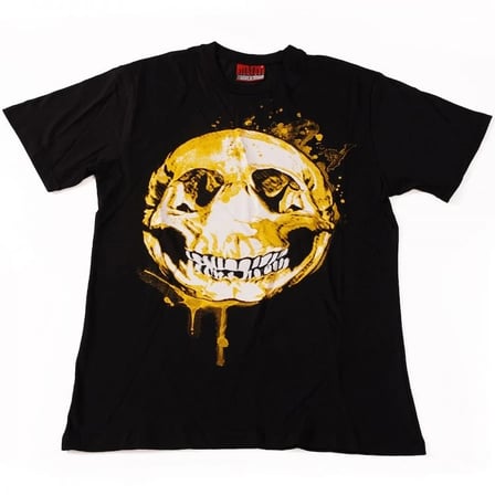 Golden Skull Tişört Siyah