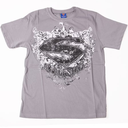 Superman Logo No:2 Tişört Gri