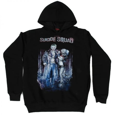 Suicide Squad Joker No: 2 Kapüşonlu Sweatshirt Hoodie Siyah