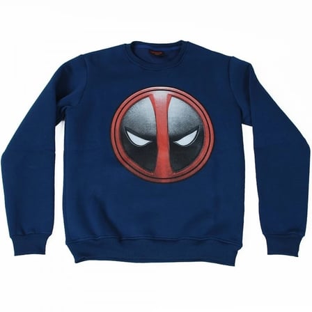 Deadpool No:1 Sweatshirt Mavi