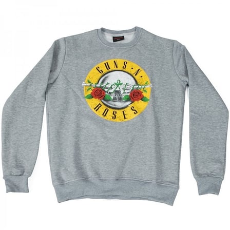 Guns N' Roses Logo Sweatshirt Gri