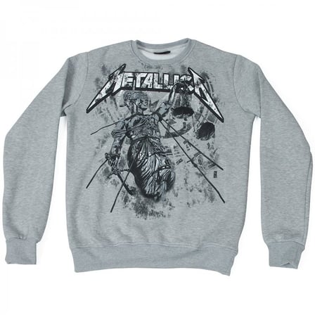 Metallica All For Justice Sweatshirt Gri