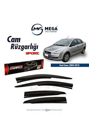 Ford Focus 2 2004-2010 Sedan Hb Cam Rüzgarlık Mugen Ti?p