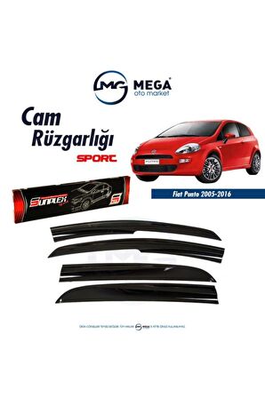 Fiat Punto 2005-2016 Cam Rüzgarlık Mugen Ti?p