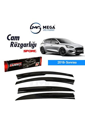 Ford Focus 5 2018- Sonrası Mugen Tip Cam Rüzgarlık Sunplex