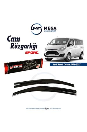 Ford Transi?t Custom 2014-2018 Cam Rüzgarlık Mugen Ti?p Sunplex