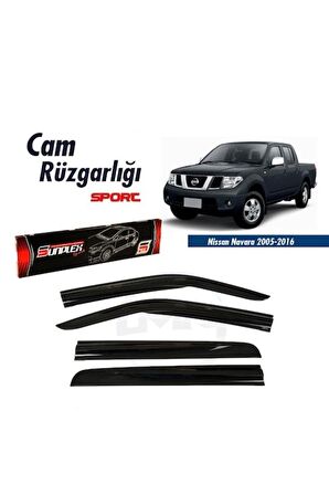 Nissan Navara 2005-2016 Cam Rüzgarlık Mugen Sunplex