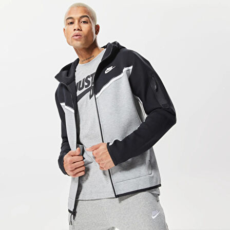 Nike Tech Fleece  ' PANDA 'Full Zip Wildrunner Erkek  Hoodie SPORTXOUTLET