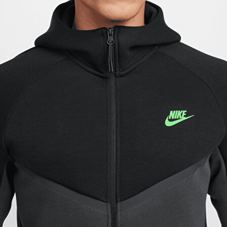 NİKE TECH FLEECE WİNDRUNNER ERKEK SİYAH SWEATSHİRT-SPORTXOUTLET