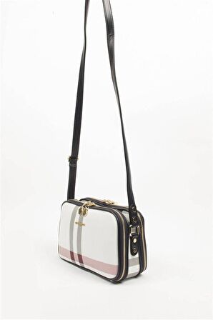 Silver  Polo Beyaz - Laci NV899 Kadın Çapraz Çanta