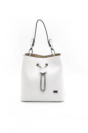 Silver  Polo Beyaz - Beyaz NV967 Kadın Çapraz Çanta
